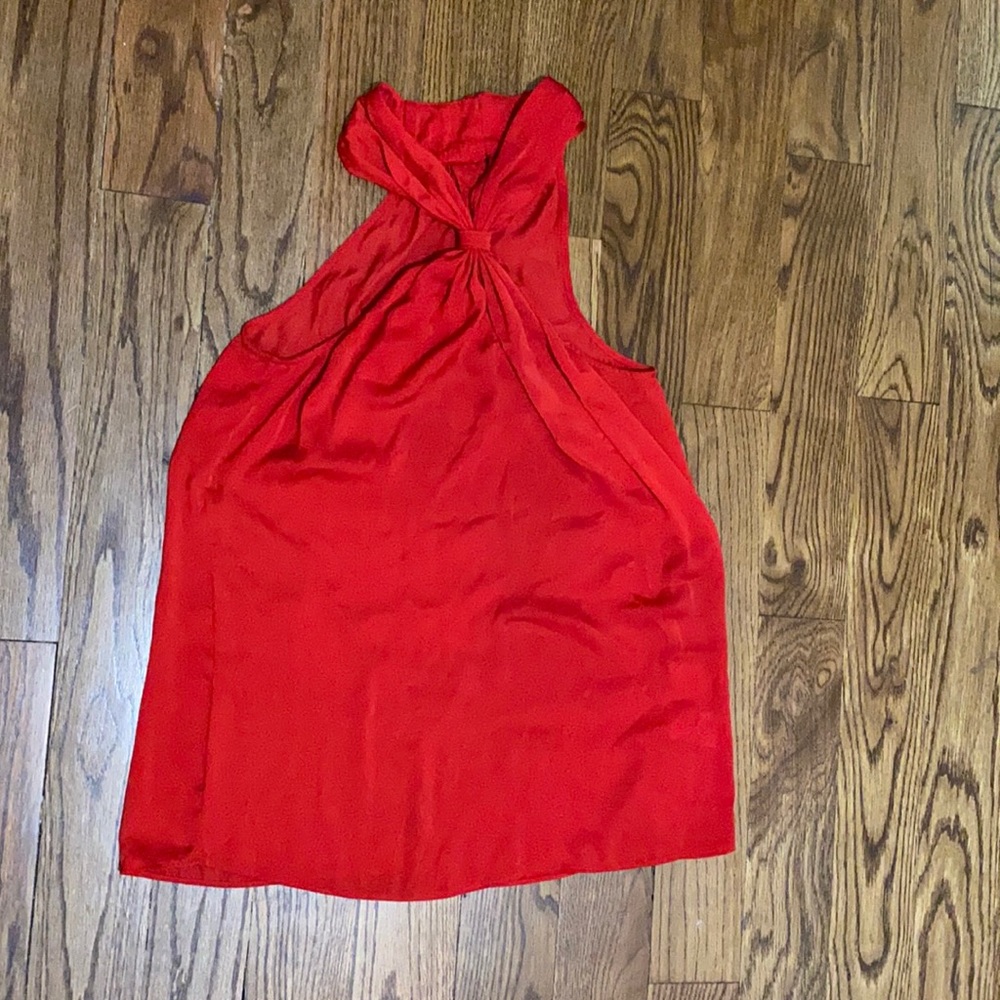 Beautiful Halter Red top Banana Republic